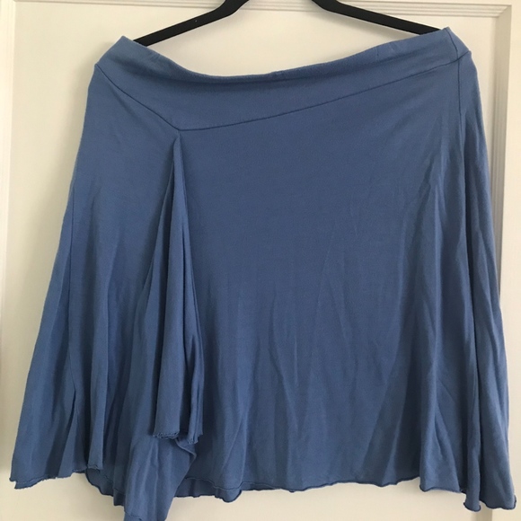 SOLD Gorgeous Blue Asymmetrical Survival Skirt - Picture 4 of 8